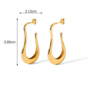 Brincos Argola Minimalista Dourada - Sofisticação Atemporal