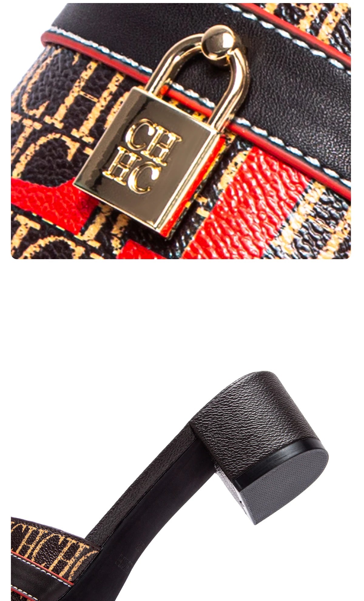 Sandálias CHCH – Salto Baixo 5cm, Bloco Grosso, Confortáveis, Slip-On, Casual e Elegantes