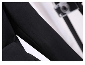 Vestido Com cinto Detalhe pregas - Elegante