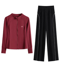 Conjunto Esportivo 2 Peças – Jaqueta de Manga Longa e Calça Pantalona Conforto Total