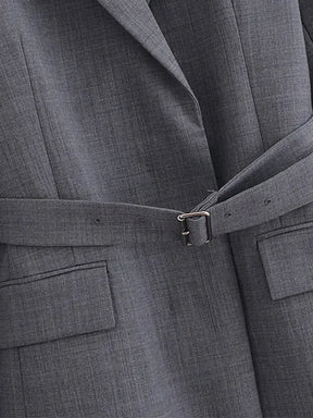 Conjunto Blazer e Saia Alfaiataria - Novidade