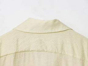 Camisa Elegante de Manga Longa – Modelagem Solta e Minimalista