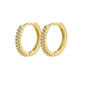 Brincos de Argola – Aço Inoxidável Banhado a Ouro
