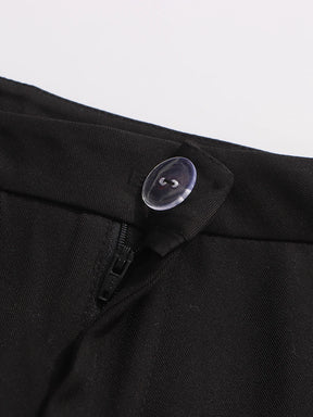 Conjunto de Alfaiataria Escultural com Blazer e Calça com Cristais