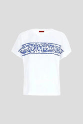 Camiseta CHCH Feminina Clássica em Algodão com Estampa Tipográfica