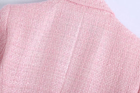 Conjunto Blazer e saia TWEED