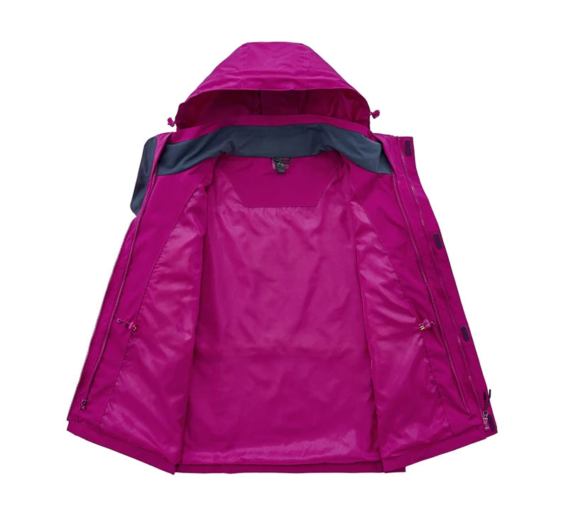 Conjunto Feminino para Ski e Snowboard – Jaqueta Acolchoada com Calça Impermeável e Proteção Térmica