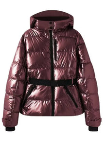Parka Feminina com Cinto e Gola Alta – Luxo e Conforto para o Inverno