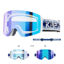 Óculos de Ski com Lente Fotocromática – Sistema Magnético, Proteção UV400 e Tecnologia Antiembaçante