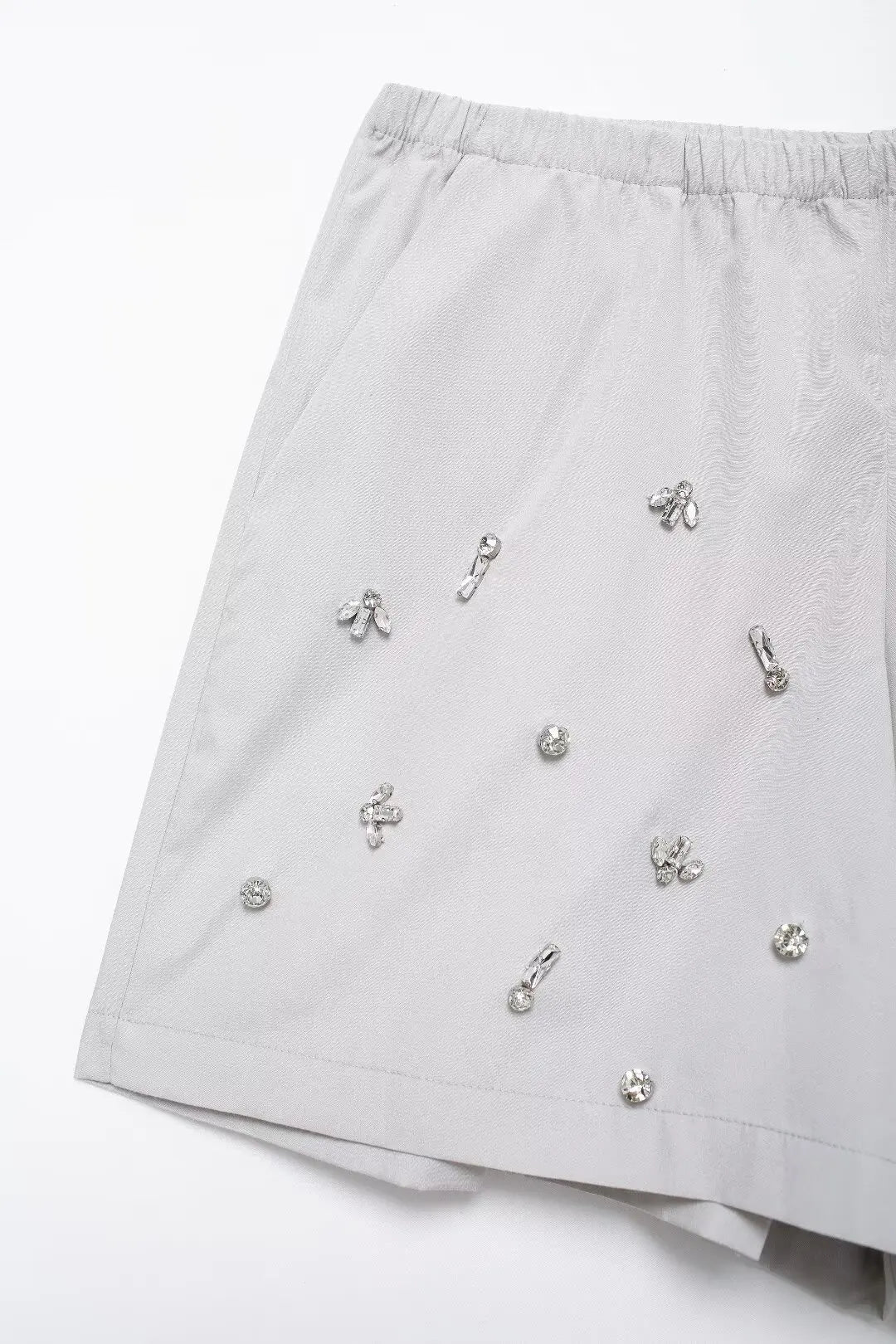 Conjunto Bordado com cristais - shorts e camisa