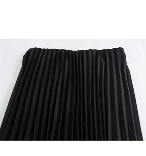 Saia Plissada Elegante Sofisticada