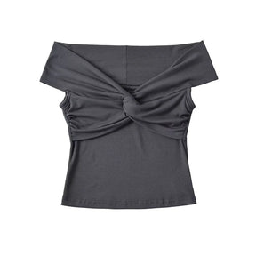 Camiseta Feminina com Torção Frontal – Estilo e Versatilidade para o Verão