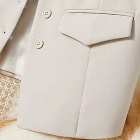 Colete Com detalhe Bolso Alfaiataria