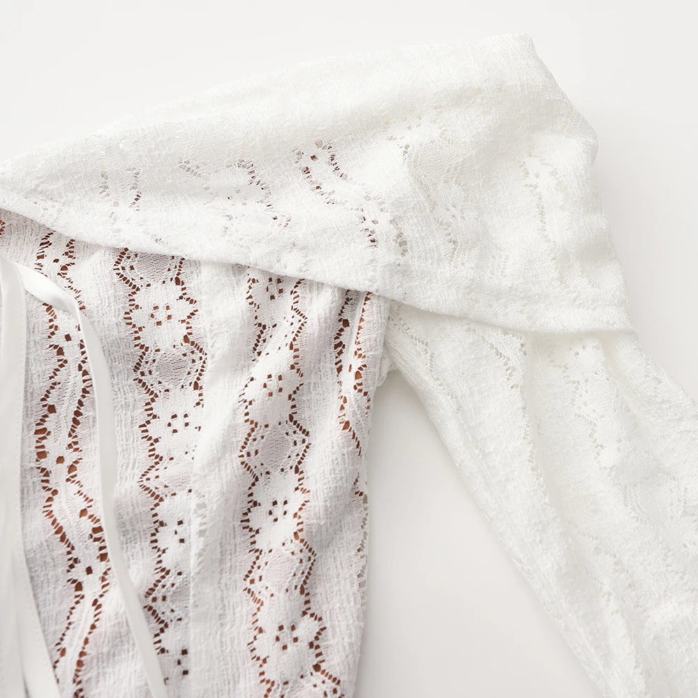 Vestido Longo Ombro a Ombro com Renda — Elegância Atemporal