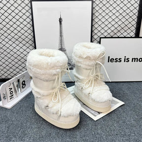 Bota de Inverno Aveludada Antiderrapante- Coleção SKI