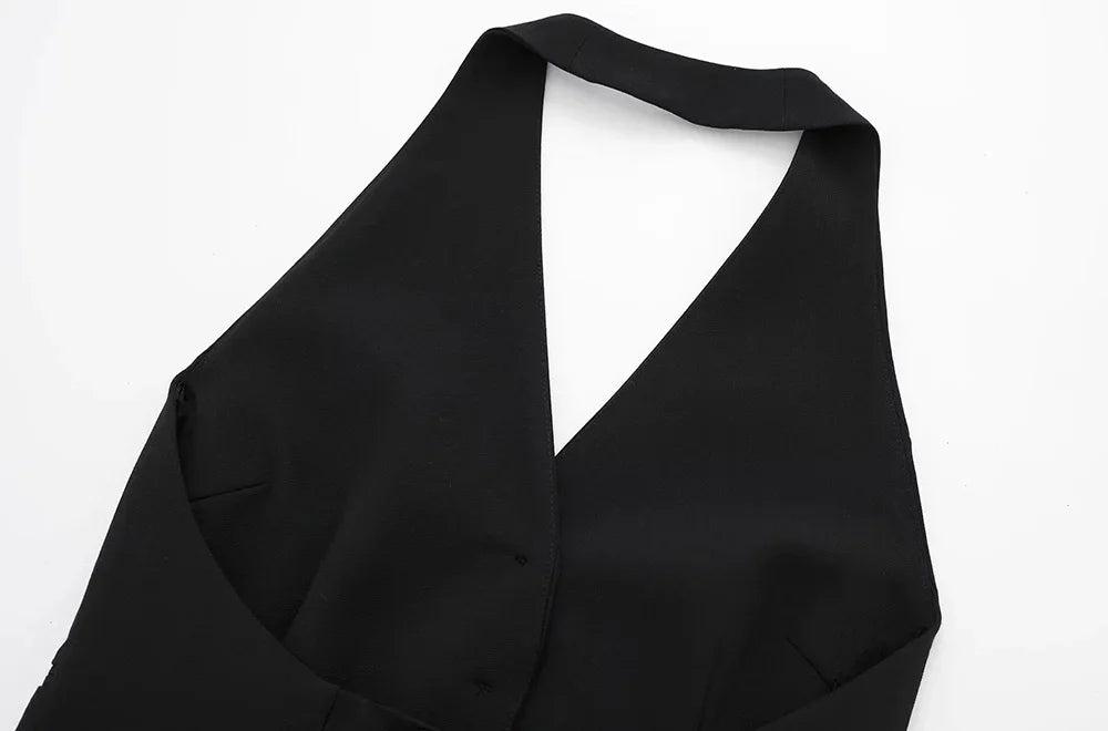 Colete Frente única Com detalhe nas costas