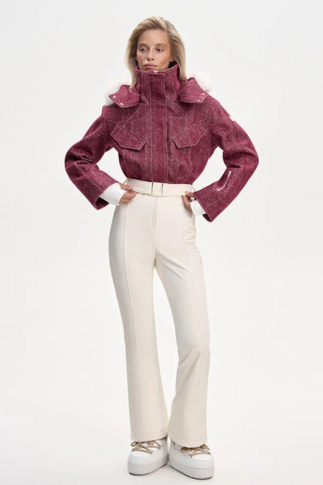 Macacão Feminino de Inverno em Lã com Design Estruturado e Zíper Frontal – Elegância Contemporânea