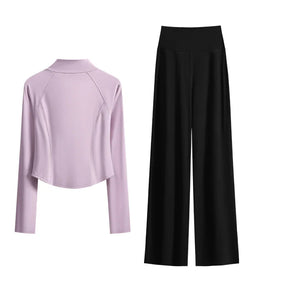 Duo Casual Sofisticado: Conjunto Versátil para Trânsito e Lazer