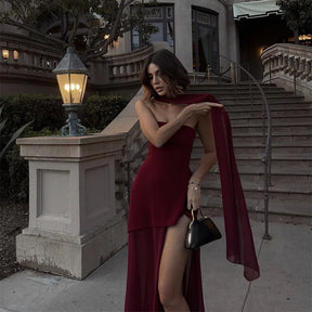 Vestido Longo Tomara que Caia com Fenda – Elegância e Sensualidade na Medida Certa