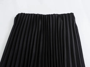 Saia Plissada Elegante Sofisticada