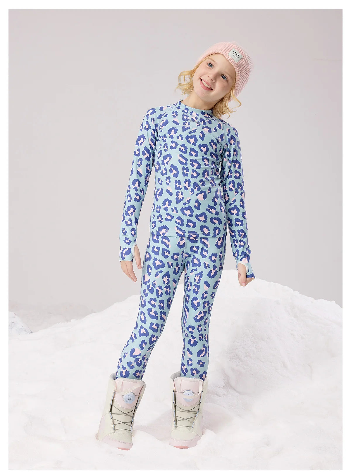 Conjunto Térmico Infantil Ultra Suave: Camada Base de Secagem Rápida