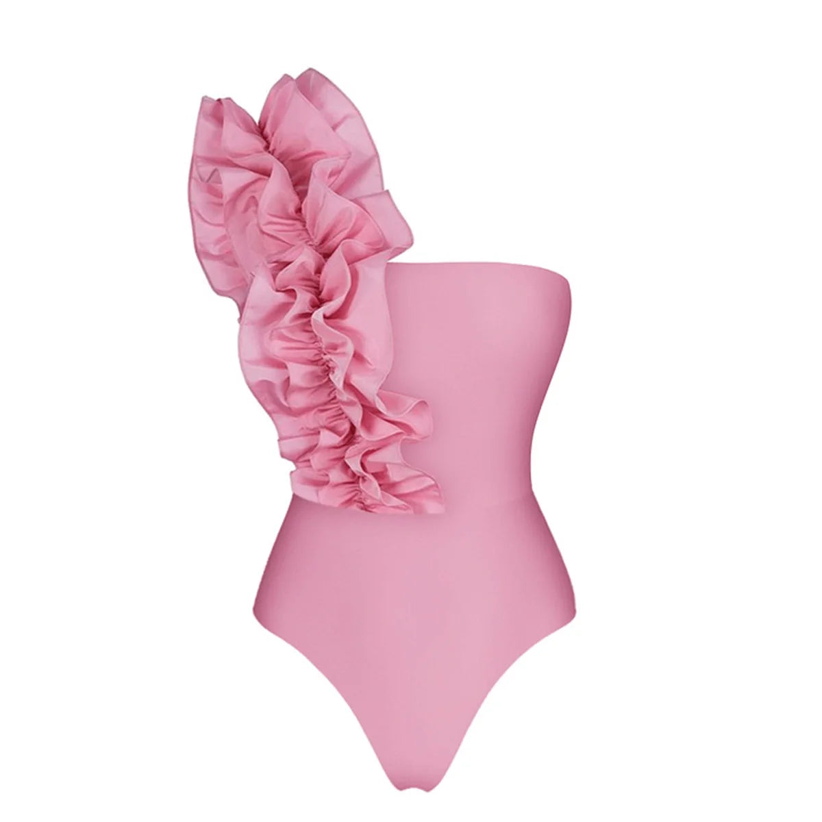 Conjunto de Biquíni Floral e Brilho Acetinado