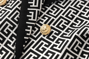 Blazer Com monograma alongado