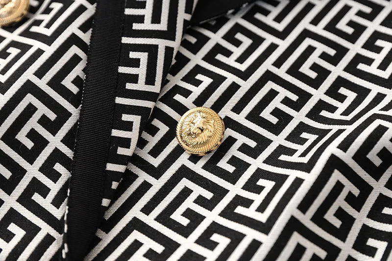 Blazer Com monograma alongado