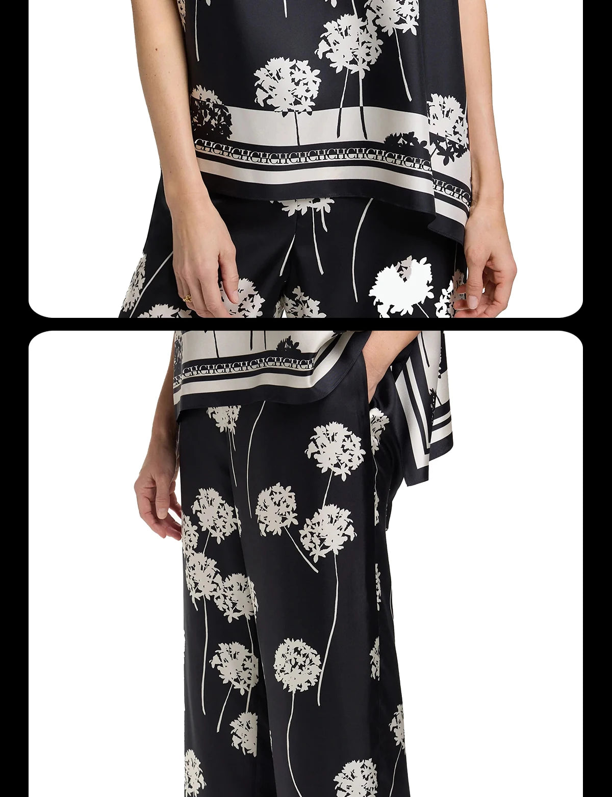 Conjunto CHCH – Elegância Vintage em Duas Peças Leves e Sofisticadas