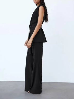 Calça/colete crossover Alfaiataria