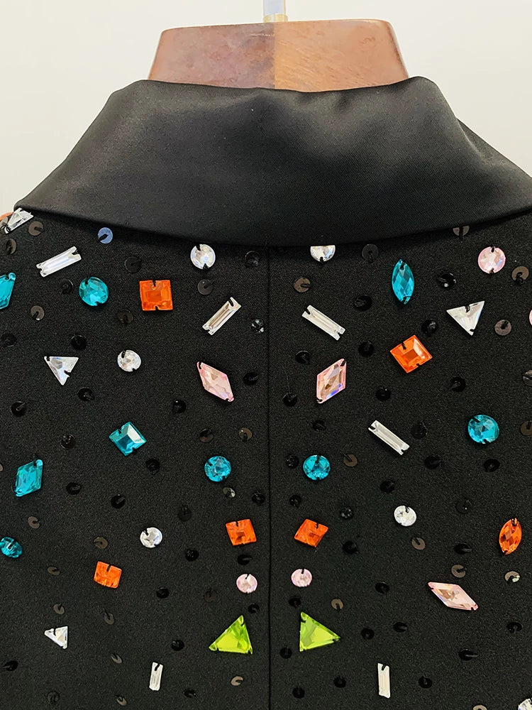 Blazer Bordado com cristais - Alta Costura