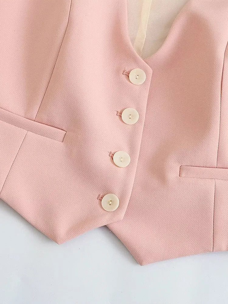 Conjunto Alfaiataria Colete e Calça