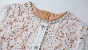 Vestido Longo de Renda Estilo Sereia – Elegância e Sofisticação em Cada Detalhe