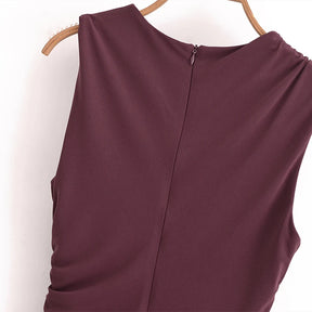 Vestido Sem Mangas Ajuste perfeito ao Corpo – Design Chique e Versátil