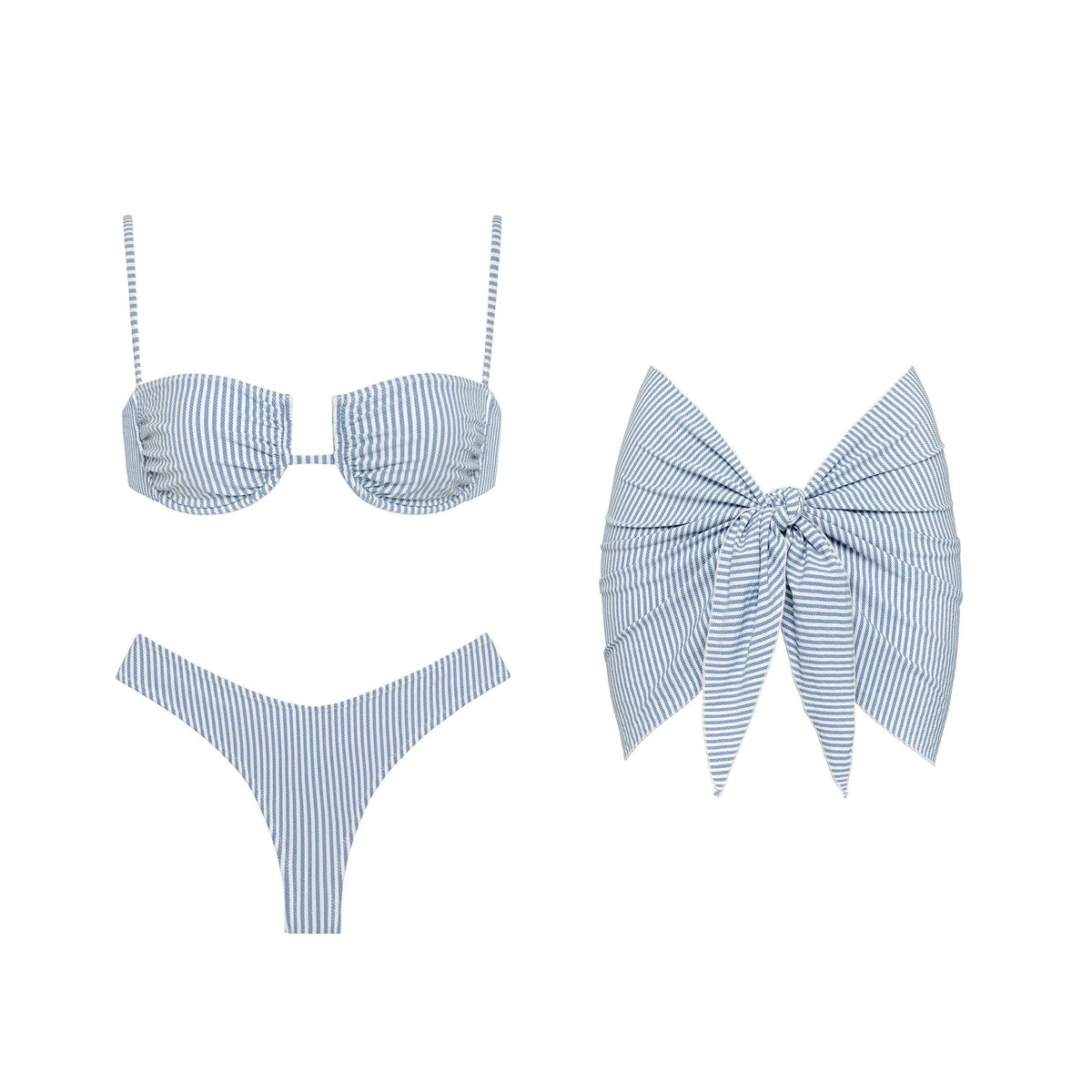 Conjunto Listra com Saída de Praia Transpassada