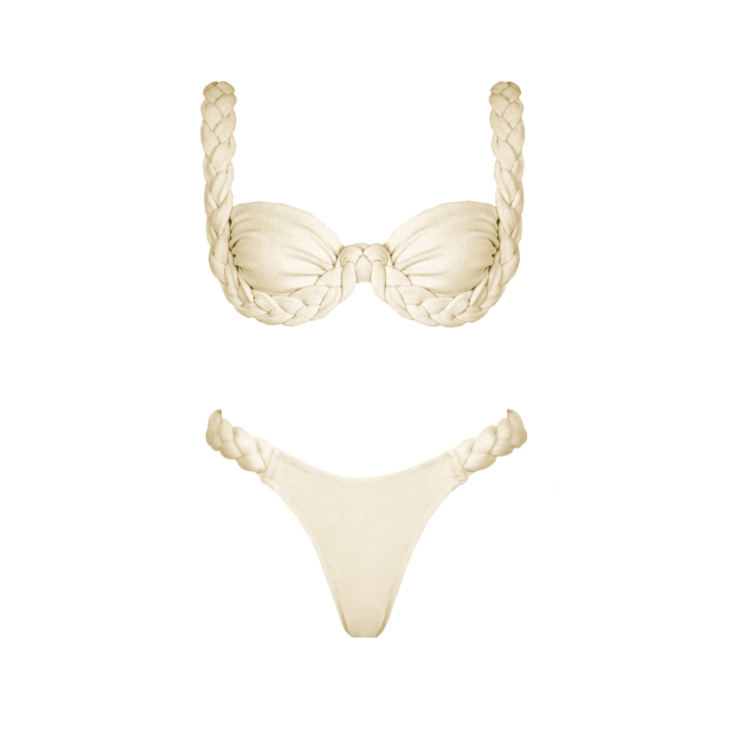 Conjunto Biquíni com Saída de Praia em Trama para Verão e Resort
