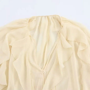 Blusa com Babados e Amarração – Leveza e Estilo para o Dia a Dia