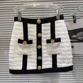 Conjunto Tweed Inverno Alta Costura