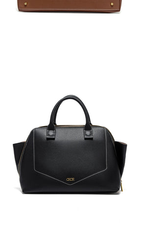 Bolsa CHCH Estruturada de Ombro com Amplo Espaço Interno e Acabamento Sofisticado