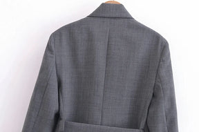 Conjunto Blazer e Saia Alfaiataria - Novidade