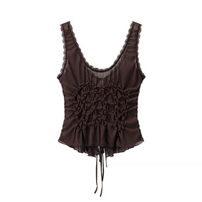 Top Modelo Escultural com Drapeado Delicado e Decote em V – Silhueta Elegante e Ajuste Modelado