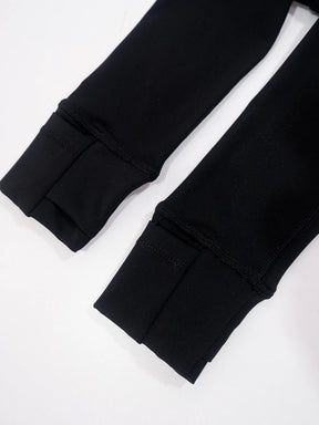 Conjunto Esportivo Feminino com Zíper Dourado e Calça Modeladora