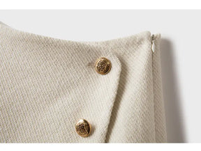 Shorts saia Alfaiataria sofisticado - Novidade