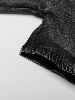 Conjunto Jeans top e saia cargo  - Novidade