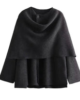 Casaco com Gola Assimétrica – Inverno com Estilo e Conforto