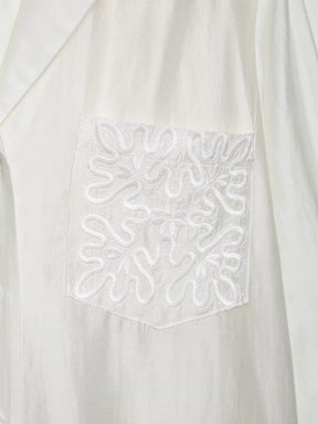 Camisa Elegante de Manga Longa – Modelagem Solta e Minimalista