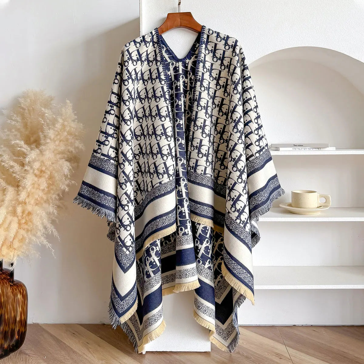 Echarpe Estilo Pashmina em Cashmere