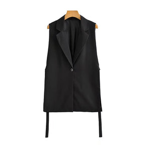 Colete com Cinto Alfaiataria - Novidade