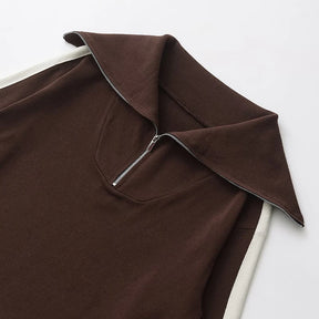 Conjunto Moletom Pulôver e Calça Cintura Alta com Elastano, Estilo Vintage