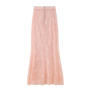 Conjunto Élise – Blazer Alfaiataria e Saia Plissada com Renda